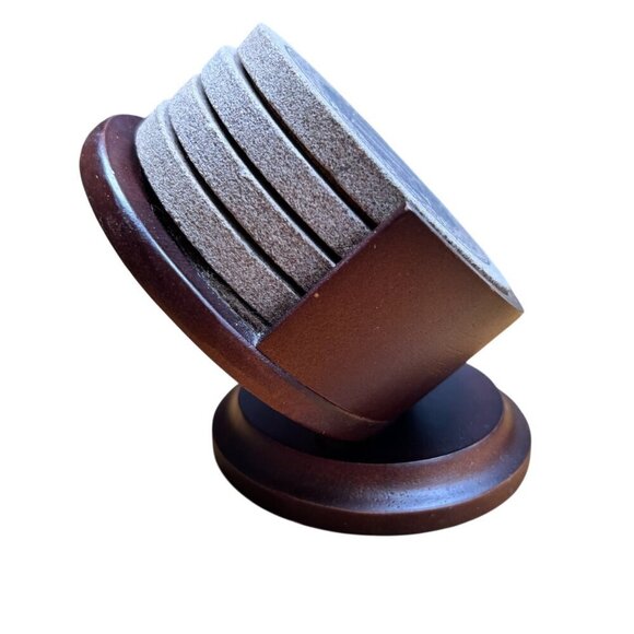 Thirstystone M Monogram Drink Coasters Holder Preppy Kitchen Bar - Picture 3 of 5